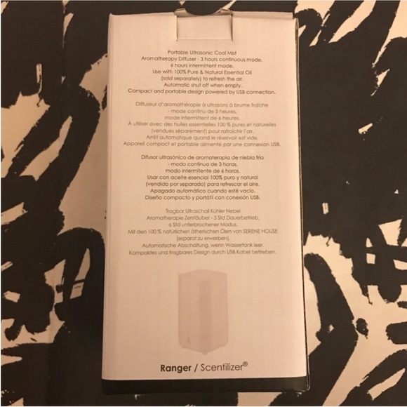 Serene House Ranger Portable Ultrasonic Aroma Diffuser in White - Aromatherapy - Picture 5 of 8